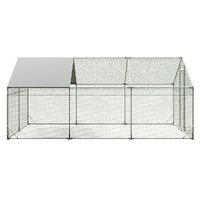 Pawz 600x300x194cm Large Metal Walk-in Chicken Coop Cage
