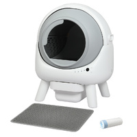 PaWz Smart Self Cleaning Cat Litter Box APP Control White
