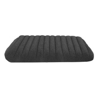 Pawz S Size Orthopedic Dog Bed with Sherpa Plush Removable Cover in Grey