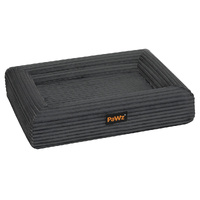 Pawz XL Size Orthopedic Dog Bed with Corduroy Removable Cover Waterproof Washable Grey