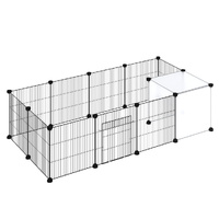 Pawz 14 Panels Hamster Playpen Puppy Small Pets Fence