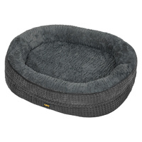 Pawz Orthopedic Plush Dog Bed Soft Washable Pet Bed Grey Cosy Cushion S Size