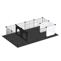 Pawz 16 Panels Guinea Pig Pet Playpen Small Pets Fence