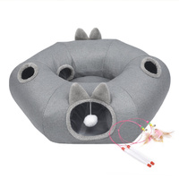 Pawz Large Cat Tunnel Bed Multi-Functional Toy Interactive Pet Playhouse Indoor