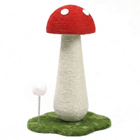 Pawz Mushroom Cat Scratching Post Sisal Rope Cat Tower