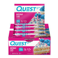 Quest Birthday Cake Protein Bars 12x60g