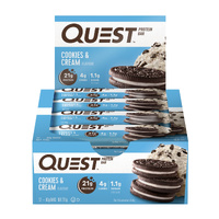 Quest Cookies & Cream Protein Bars 12x60g