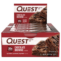 Quest Chocolate Brownie Protein Bars 12x60g