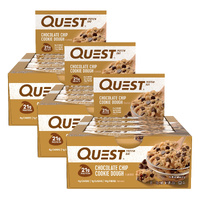 Quest Chocolate Chip Cookie Dough Protein Bars 12x60g x3