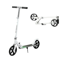 MONVELO Folding Scooter Dual Large Wheels White