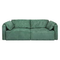 Sofa Floor Couch 3-Seater Leathaire - Model-510710