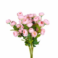 Artificial Flowers Silk Roses Pink - Model-B2655B