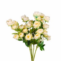 Artificial Flowers Silk Roses Yellow - Model-F28797
