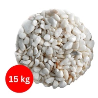 3x Showmaster 4-6mm Snow White Pebbles 5kg