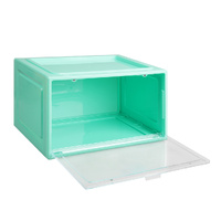 Sneaker Display Case Stackable Cyan - Model-25EC6B
