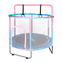 Centra 55" Kids Trampoline Rebounder Pink