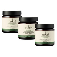 Sukin Moisture Restoring Night Cream 120ml x3