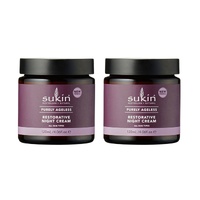 Sukin Purely Ageless Restorative Night Cream 120ml x2