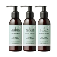 Sukin Blemish Oil Free Moisturiser 125ml x3