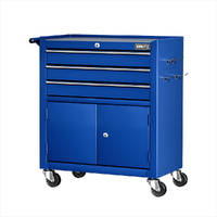 Giantz 3 Drawer Tool Box Cabinet Chest Toolbox Garage Storage Organiser