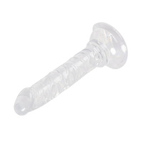 Crystal Dildo Dong Realistic Penis Cock White 15cm - Model-4CC383