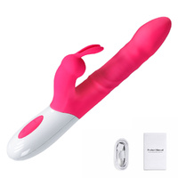 Urway Rabbit Vibrator Big Realistic Dildo Clit USB Rechargeable Wand Sex Toy