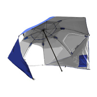 Beach Umbrella Outdoor Umbrellas Blue 2.13M - Model-AD5D6B