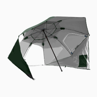 Beach Umbrella Outdoor Umbrellas Green 2.13M - Model-CB0054