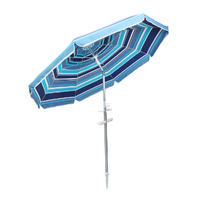 Mountview 2M Outdoor Beach Umbrellas Sand Blue - Model-85F20C