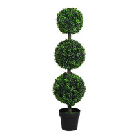Artificial Triple Ball Boxwood Trees - Model-F732F9