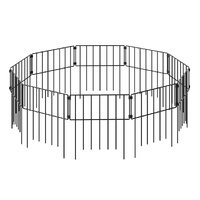 Mountview 10 Pcs Garden Fence Border Rustproof Metal
