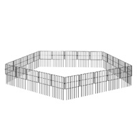 Mountview 25 Pcs Garden Fence Border Rustproof Metal