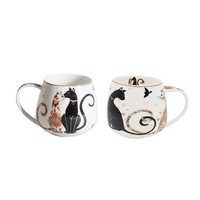 Cat Couple 400ml Mugs – Set of 2