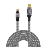 Laser USB-A to RJ45 Male Cable for Compatible Devices - 2m