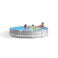 Intex PRISM 12' Metal Frame Above Ground Pool - 366cm x 76cm 26712