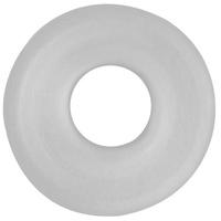 Silicone Donut Cushion Clear For Pump Cylinder 1.35In 1.75In Dia - Clear - Large