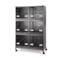 Samland THE TRIPLE-DOUBLE STACK BREEDING CAGE WITH CENTER DIVIDOR