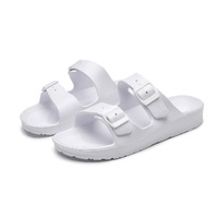UNISEX BEACH SLIDES 0099 - MEN - White / AUS Ladies9.5/Men7.5/EU41/25.5cm