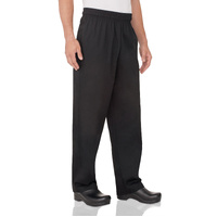 Essential Men's Black 3XL Baggy Chef Pants by Chef Works
