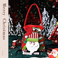 Christmas gift Festive Aussie Christmas Gift Bags: Cute Reindeer, Santa & Snowman Pouches for Xmas Treats & Gifting（Snowman）