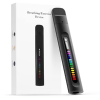 Portable Smart Breathing Trainer – Rechargeable Respiratory Exercise Device with LED Progress Bar | Boost Lung Capacity & Endurance for Athletes, Runn