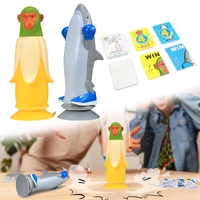Banana Monkey vs Sharkman Flip Game – Fun Toss & Flip Challenge for Family, Party & Group Play | Other Action Games Available In-Store