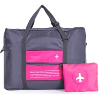 Compact Foldable Travel Duffel Bag – Lightweight Carry-On for Weekend Trips, Overnight & Gym Use (Pink) | Other Colors Available In-Store