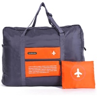 Compact Foldable Travel Duffel Bag – Lightweight Carry-On for Weekend Trips, Overnight & Gym Use (Orange) | Other Colors Available In-Store