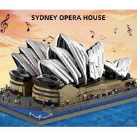 Sydney Opera House Mini Building Blocks Model – Iconic Architectural Masterpiece for Home Display, Gifts & Creative Play (White) | Other Architectural