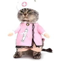 pet products Dog Costume Clothes Halloween Cat Costumes Small Animal Funny Pets Clothing for Doggy Kitty Rabbits Piggy, Nurse