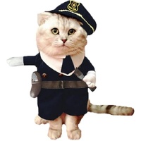 pet products Pet Cosplay Outfit, Funny Dog Cat Party Costume Puppy Uniform Pet Cosplay Clothes for Halloween Christmas Theme Party