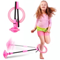 Skip Ball for Kids, Portable Foldable Colorful Flash Wheel Swing Ball Sports Fitness Toys for Girls & Boys, Toy for Kids & Adults. Gifts for Mom Women