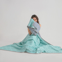 Christmas gifts for loved ones Aussie Summer Cooling Quilt – 4 Sizes, Breathable, Lightweight & Skin-Friendly for Refreshing Sleep All Season(light gr