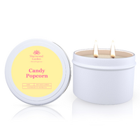 Candy Popcorn Soy Candle Tin 165g